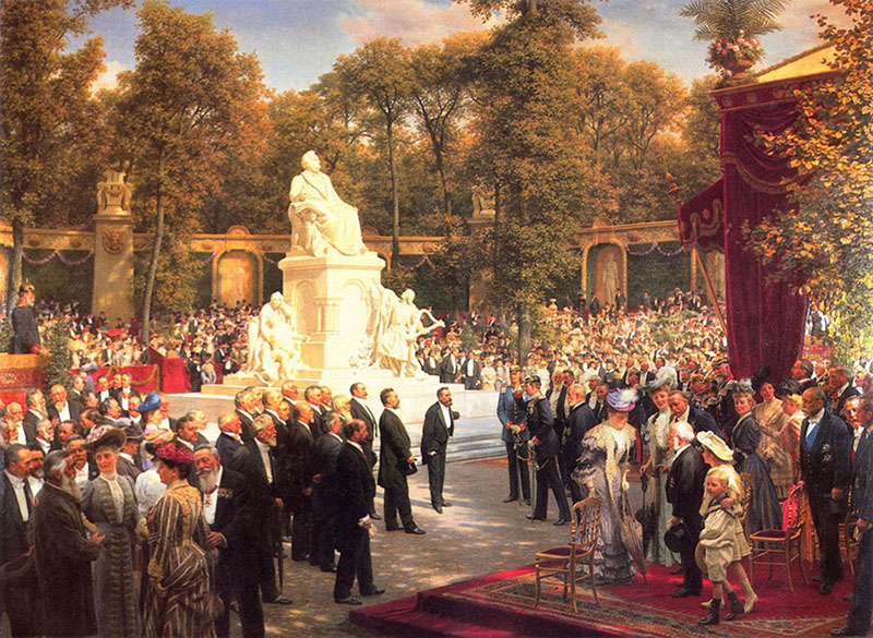 Unveiling of Richard Wagner Memorial in Berlin